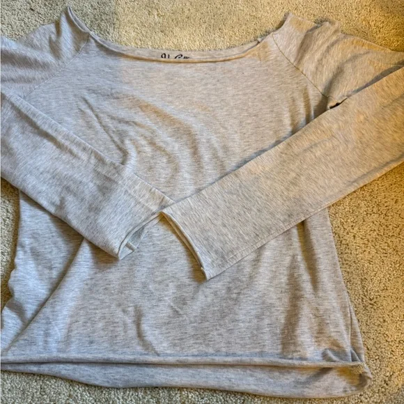 Brandy Melville Women's Gray Long Sleeve Top, OS - Picture 1 of 3